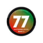 Premium 77-Watermelon-Ice functional energy pouch by ZestPulse, designed for instant focus and clarity, isolated on a clean background.