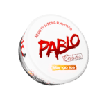 Premium PABLO-Exclusive-Mango-Ice functional energy pouch by ZestPulse, designed for instant focus and clarity, isolated on a clean background.