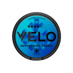 Premium VELO-Peppermint-Storm functional energy pouch by ZestPulse, designed for instant focus and clarity, isolated on a clean background.
