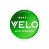 Premium VELO-Witty-Spearmint functional energy pouch by ZestPulse, designed for instant focus and clarity, isolated on a clean background.