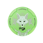 Premium WHITE-FOX-Peppermint functional energy pouch by ZestPulse, designed for instant focus and clarity, isolated on a clean background.
