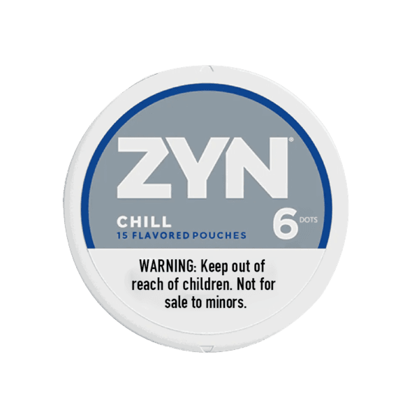 Premium ZYN-Chill functional energy pouch by ZestPulse, designed for instant focus and clarity, isolated on a clean background.