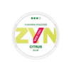 Premium ZYN-Citrus-Eu functional energy pouch by ZestPulse, designed for instant focus and clarity, isolated on a clean background.