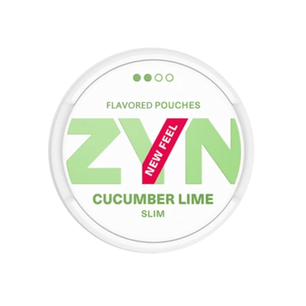 Premium ZYN-Cucumber-Lime functional energy pouch by ZestPulse, designed for instant focus and clarity, isolated on a clean background.